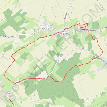 Le Pignolet GPS track, route, trail