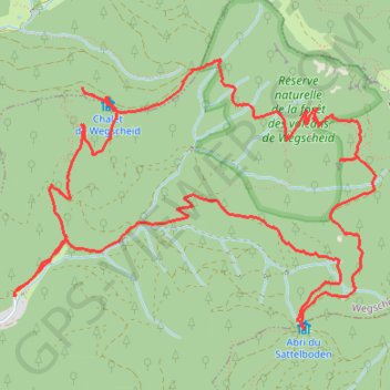 Forêt des volcans à Wegscheid GPS track, route, trail