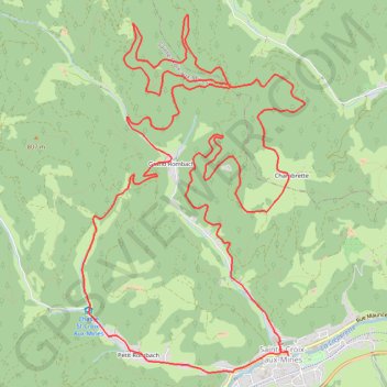 Val d'Argent - Circuit des Chapelles GPS track, route, trail