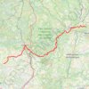GR65 de Montredon à Montlauzun par Figeac et Cahors GPS track, route, trail