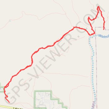 Fisher Point via Fay Canyon GPS track, route, trail