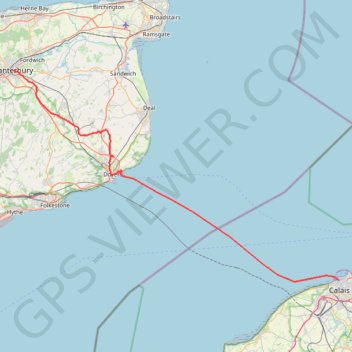 VF-01-1 Via Francigena - 01 part Great Britain GPS track, route, trail