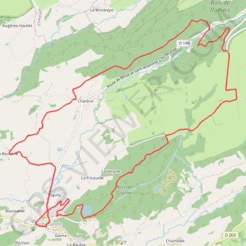 Sancy - L'Escudor - Secteur Picherande GPS track, route, trail