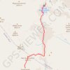 Ouanoukrim - Timesguida - Ras depuis le refuge Nelter (Atlas) GPS track, route, trail