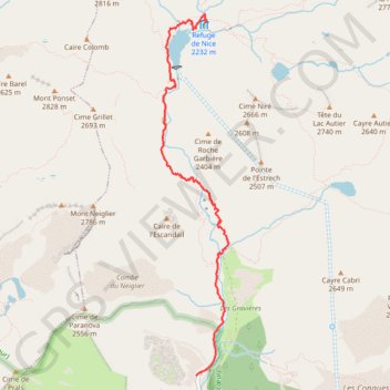 Rando Refuge de Nice GPS track, route, trail