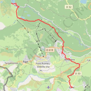 Lac des Bouillouses GPS track, route, trail