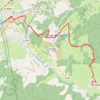 [Itinéraire] Descente des Orres par le Chef-Lieu GPS track, route, trail