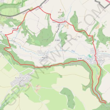 Circuit de Malbrouck - Merschweiller GPS track, route, trail