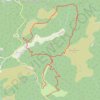 Lacan et les sommets de Rieussec GPS track, route, trail