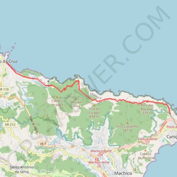 Caniçal - Porto da Cruz GPS track, route, trail