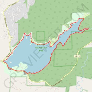 Jenkinson Lake Loop GPS track, route, trail
