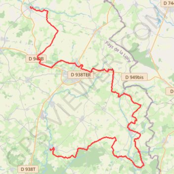 - 02 Gite Vauvant Gite Reaumur GPS track, route, trail