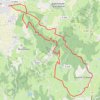 VTT en Toscane d'Auvergne : Le Madet GPS track, route, trail