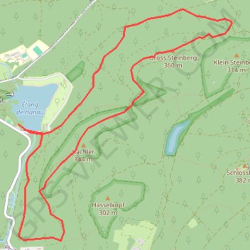 Aurour du Kachler et du Steinberg GPS track, route, trail