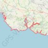 GR 34 : De Concarneau à Doëlan (Finistère) GPS track, route, trail