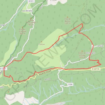 Notre-Dame d'Amirat GPS track, route, trail