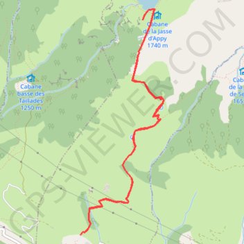 Etang d'Appy GPS track, route, trail