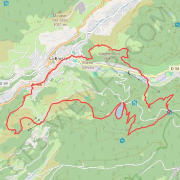 Une journée autour de La Bresse GPS track, route, trail