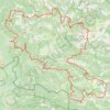 Tour de pays VTT des Baronnies en Drôme provençale GPS track, route, trail