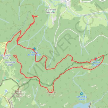 Les roches de Morteville GPS track, route, trail