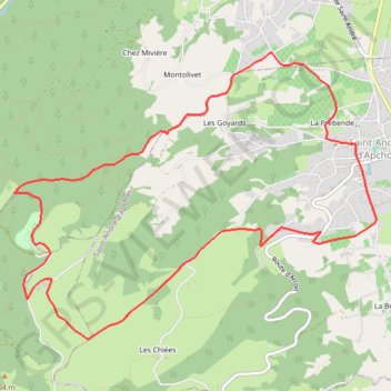 16-Les Murcins GPS track, route, trail