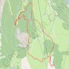 Courchevel Vah Gravelles Raquettes GPS track, route, trail