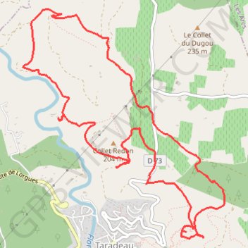 Taradeau - Circuit Touristique GPS track, route, trail