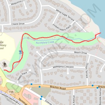 Beach Estates Park GPS track, route, trail