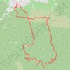 Saint Victor Lacoste - le Roc Rouge GPS track, route, trail