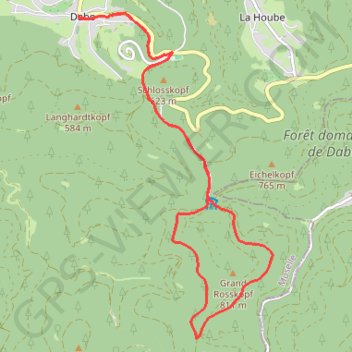 Circuit du Rosskopf GPS track, route, trail