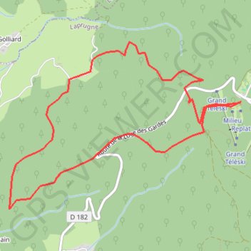 Boucle terrenoire GPS track, route, trail