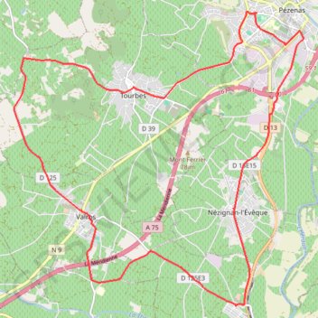 Rando Vacanciers 2018 boucle 1 GPS track, route, trail