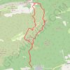 Le Cros de Lans GPS track, route, trail
