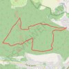 Vaux, anneau bleu GPS track, route, trail