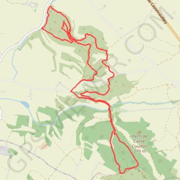 Les Canonges GPS track, route, trail