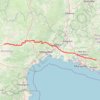 Route Napoléon J1 : Marssac-sur-Tarn à Brignoles GPS track, route, trail
