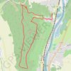 GPX Download: Les rochers de la Fraze et le croix Saint-Clément — boucle depuis Dornot dans le parc naturel régional de Lorraine GPS track, route, trail