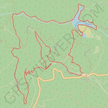 Massif de l'Estérel - Lac de L'Avellan GPS track, route, trail