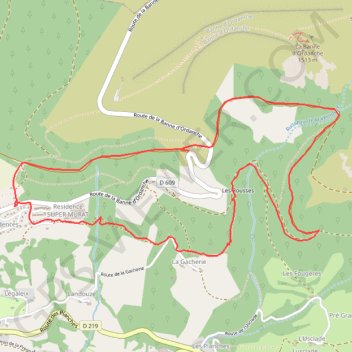 Sancy - Le Creux d'Enfer - Secteur Murat-le-Quaire GPS track, route, trail