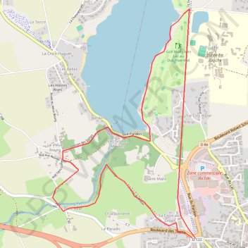 Circuit des Hortensias - Ploërmel GPS track, route, trail