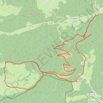 STEIGE et le CLIMONT GPS track, route, trail