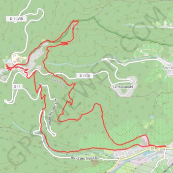 Turckheim - Trois épis - Galtz GPS track, route, trail