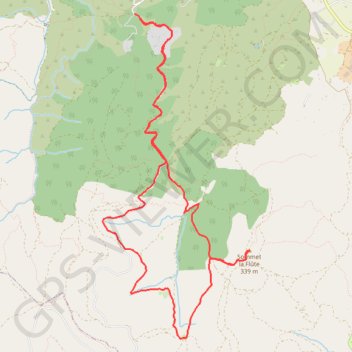 Roquebrune GPS track, route, trail