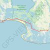 De Saintes Maries de la mer aux Salins de Giraud GPS track, route, trail