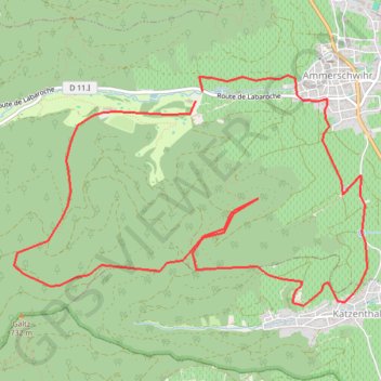Ammerschwihr - Katzenthal GPS track, route, trail