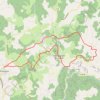 Le Massegros, Point Sublime, Soulages GPS track, route, trail