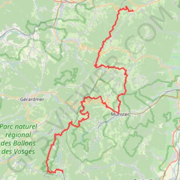 Kruth - Sainte-Marie-aux-Mines GPS track, route, trail