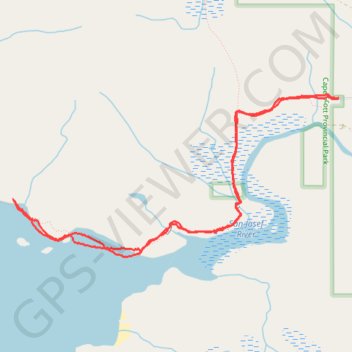 San Josef Bay GPS track, route, trail