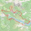 66 - Caramany : le tour du lac GPS track, route, trail