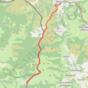 IPARLA -13 15:52:46 GPS track, route, trail